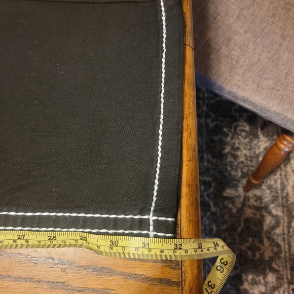 Elegant Black Jeans with Red Embroidery - Picture 6 of 6